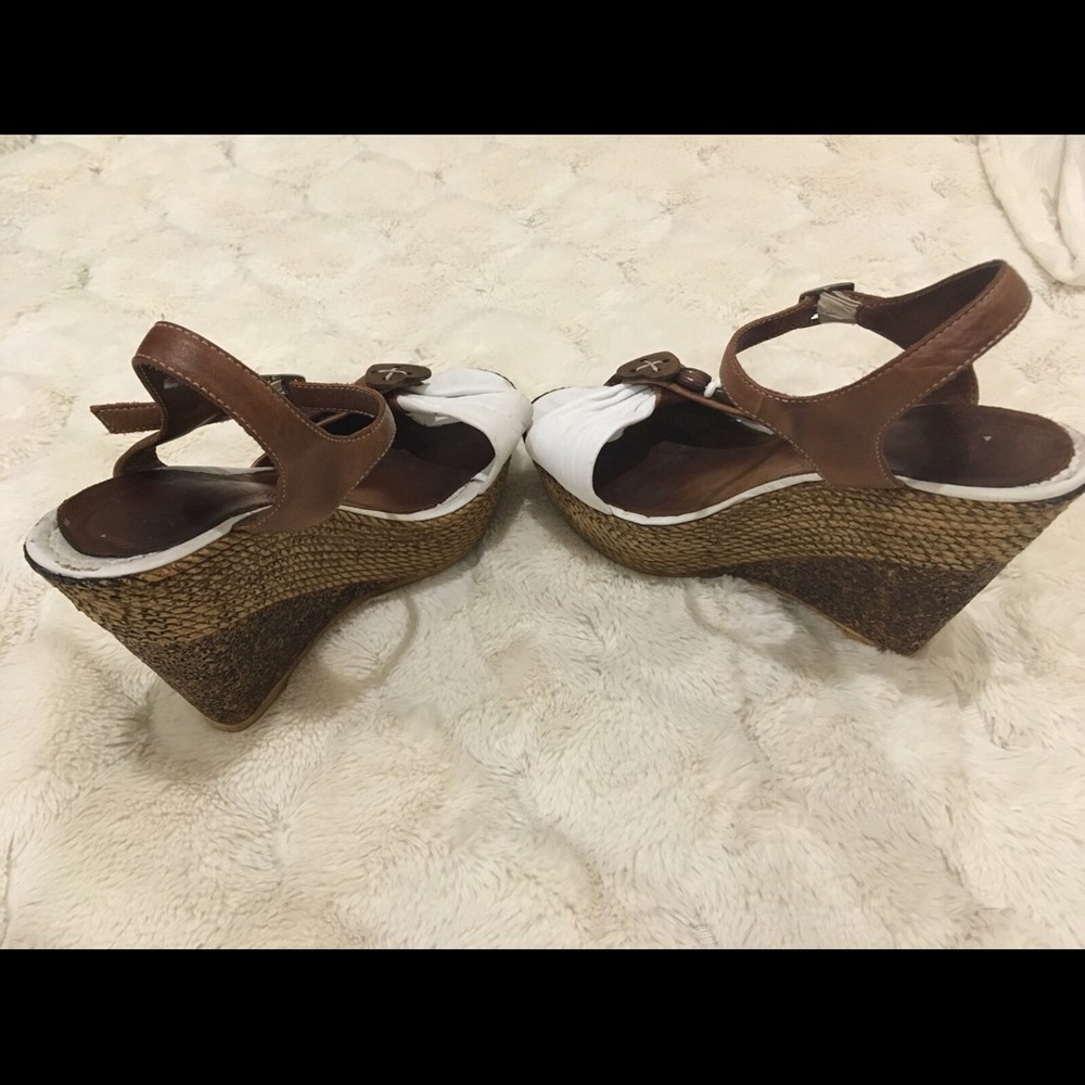 Genuine leather Sandals, platform - Picture 3 of 4